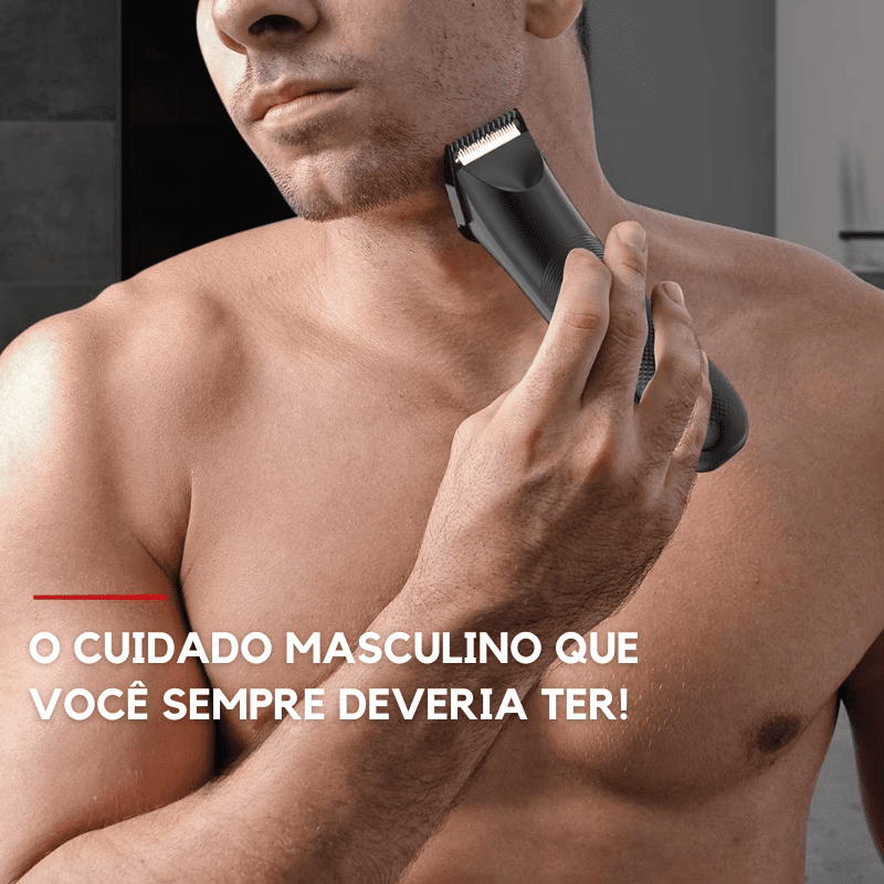 BarberMen™ - Aparador Masculino Profissional com Tecnologia Anti-Corte