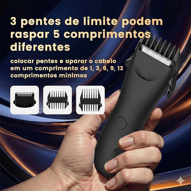 BarberMen™ - Aparador Masculino Profissional com Tecnologia Anti-Corte