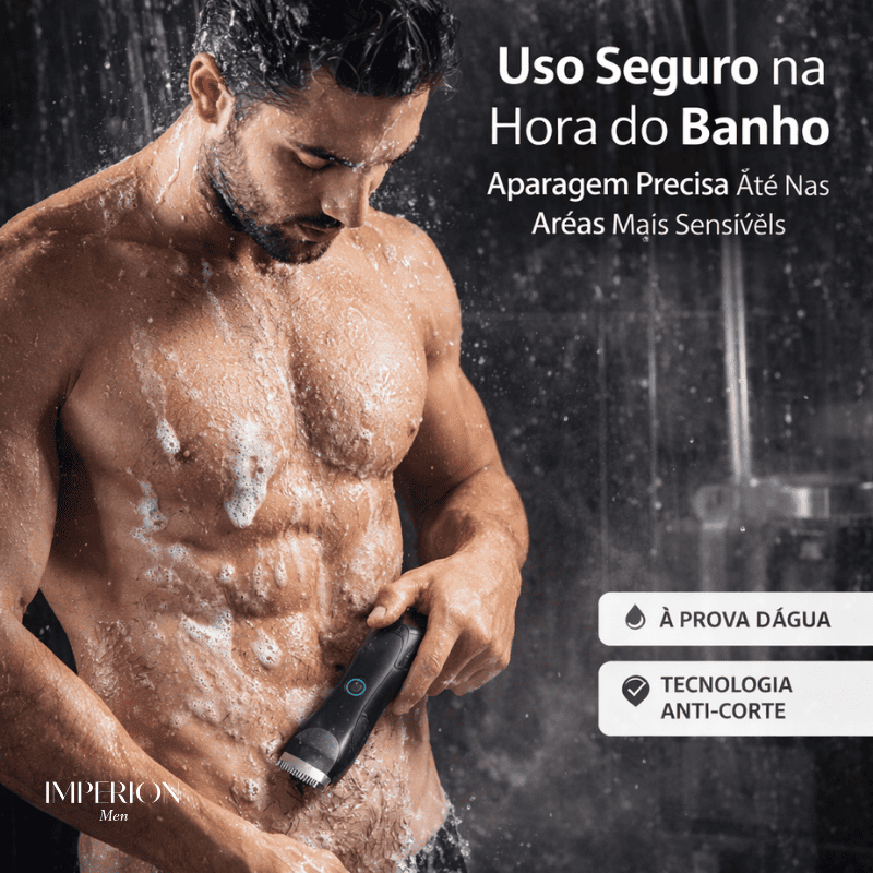 BarberMen™ - Aparador Masculino Profissional com Tecnologia Anti-Corte