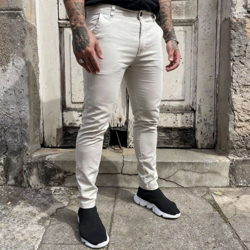 Calça Alfaiataria Masculina Bege